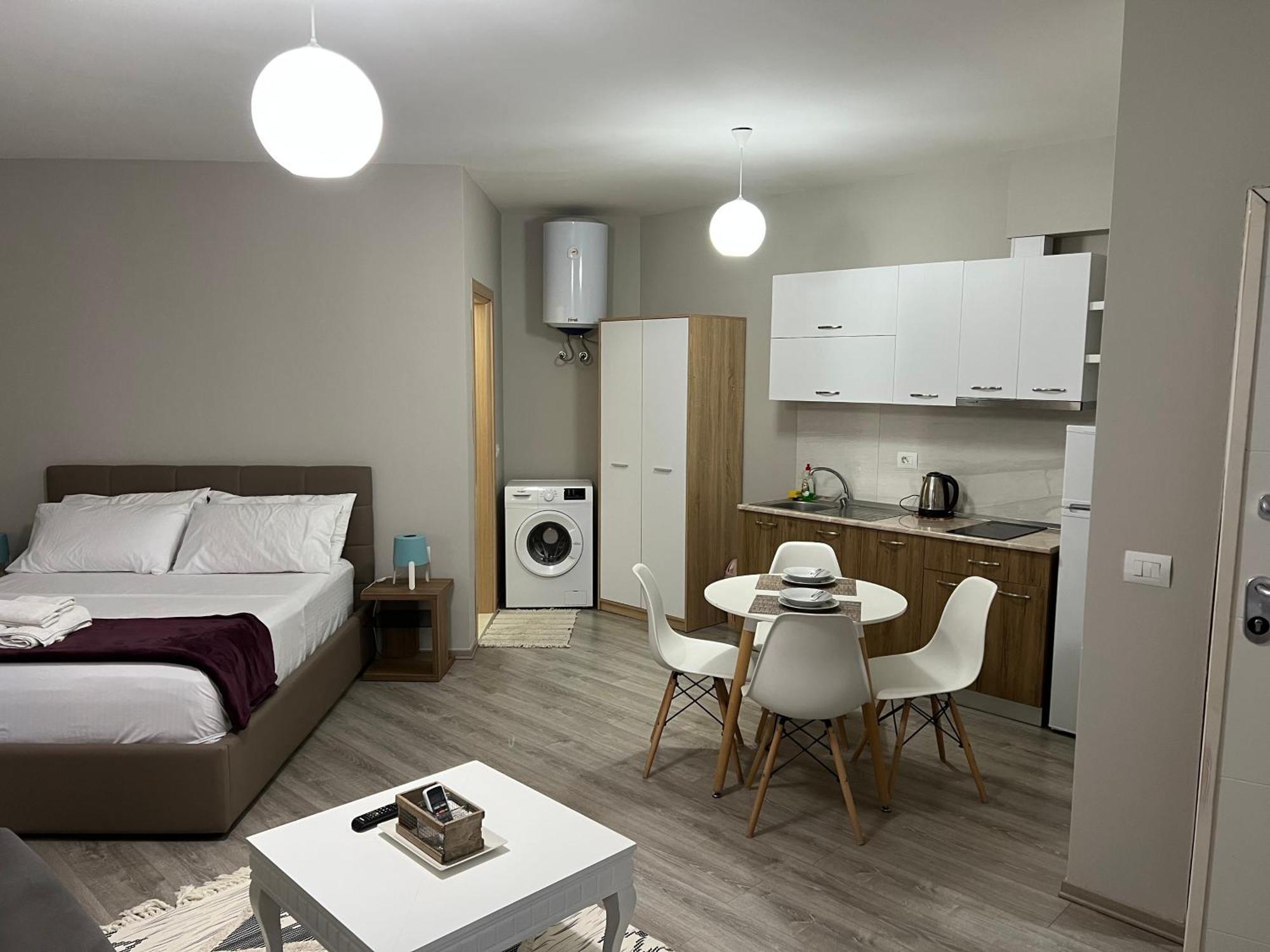 Apartamente oslo Vlorë Esterno foto